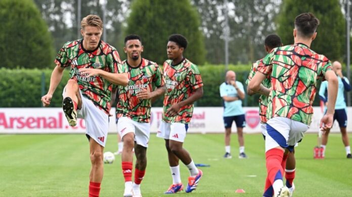 Arsenal Squad Includes Martin Ødegaard and Gabriel Jesus for U.S. Tour